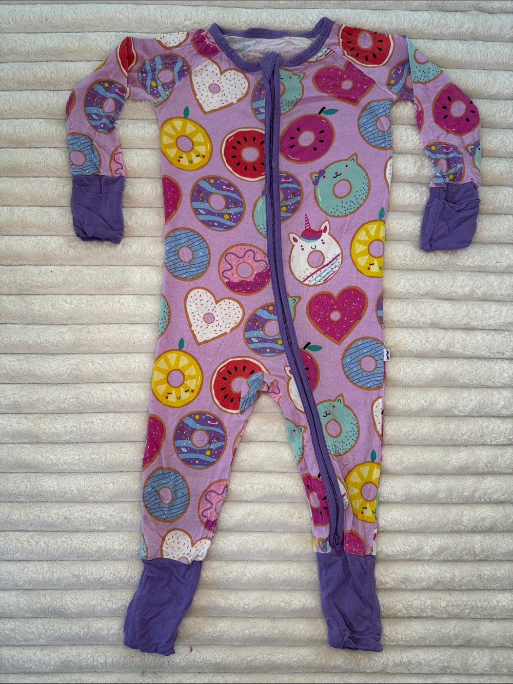 Little Sleepies Lavender Donut Dreams Zippy